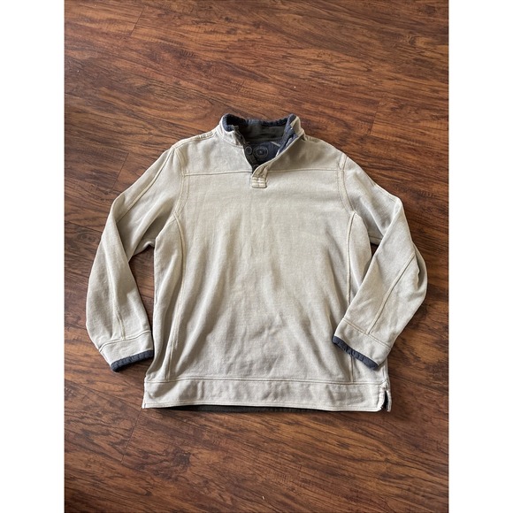 Carbon 2 Cobalt Other - Carbon 2 Cobalt 9 Yards Textured Henley Pullover Sweatshirt Mens sz Large